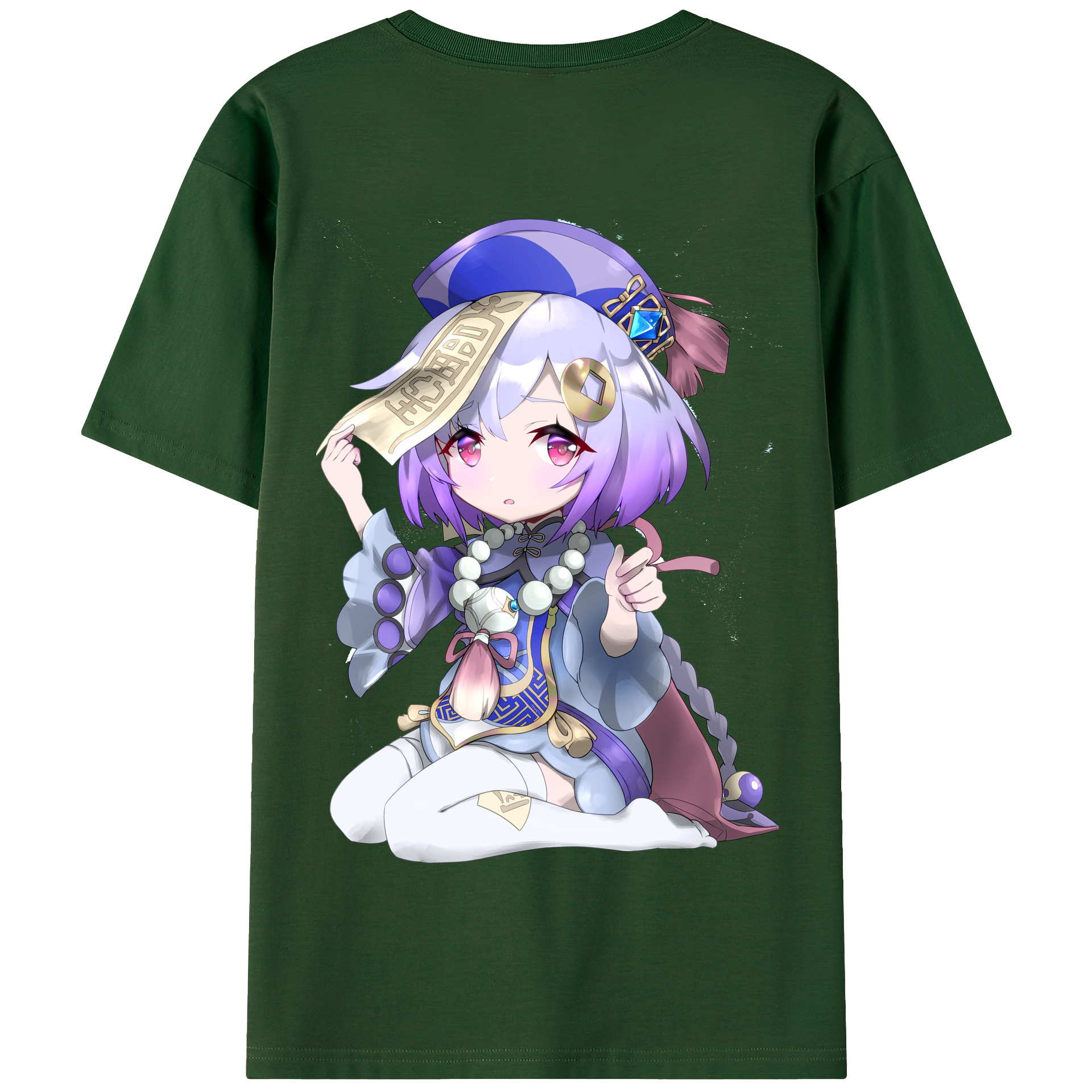 げんし神 七七 なな  genshin Nana 綿100％半袖Tシャツ（背面プリント）